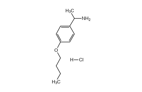 p-butoxy-α-methylbenzylamine, hydrochloride