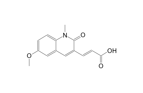 2-propenoic acid, 3-(1,2-dihydro-6-methoxy-1-methyl-2-oxo-3-quinolinyl)-, (2E)-