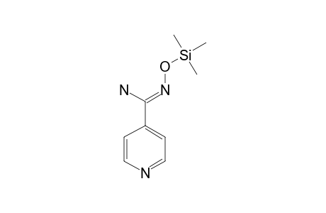 4-Pyridylamidoxime, o-trimethylsilyl-