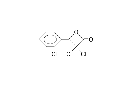 4-(o-CHLOROPHENYL)-3,3-DICHLORO-2-OXETANONE