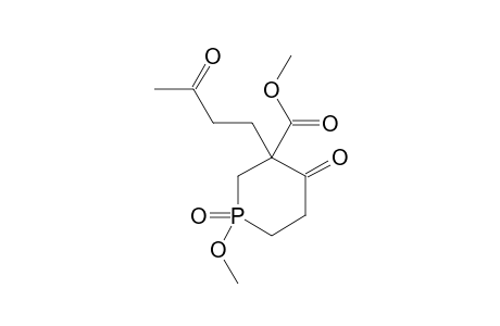 METHYL-1-METHOXY-1,4-DIOXO-3-(3'-OXOBUTYL)-1-LAMBDA(5)-PHOSPHORINAN-3-CARBOXYLATE