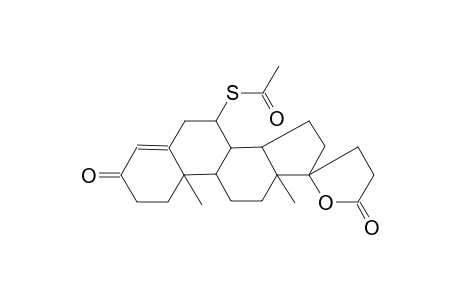 S-(10,13-dimethyl-3,5'-dioxo-1,2,3,4',5',6,7,8,9,10,11,12,13,14,15,16-hexadecahydro-3'H-spiro[cyclopenta[a]phenanthrene-17,2'-furan]-7-yl) ethanethioate