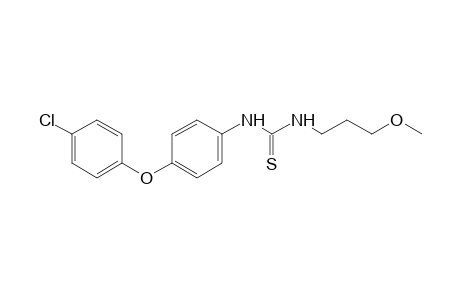 1-[p-(p-chlorophenoxy)phenyl]-3-(3-methoxypropyl)-2-thiourea