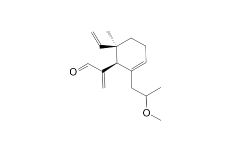 2-[(1R,6R)-2-(2-methoxypropyl)-6-methyl-6-vinyl-cyclohex-2-en-1-yl]acrolein