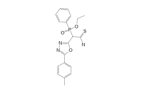 ETHYL-5-(4-METHYLPHENYL)-1,3,4-OXADIAZOLE-2-YL-THIOCARBAMOYLPHENYLPHOSPHINATE:ISOMER-#1