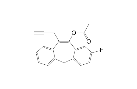 8-Fluoro-11-(2-propynyl)-5H-dibenzo[a,d]cyclohepten-10-yl acetate