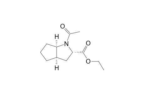 (3aR,2S,6aR)-exo-1-Acetyl-2-ethoxycarbonyloctahydrocyclopenta[b]pyrrole