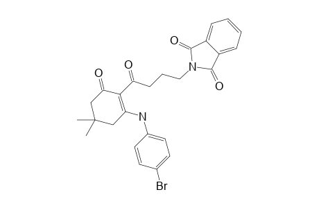 2-[4-[2-(4-Bromoanilino)-4,4-dimethyl-6-oxo-1-cyclohexenyl]-4-oxobutyl]isoindole-1,3-dione