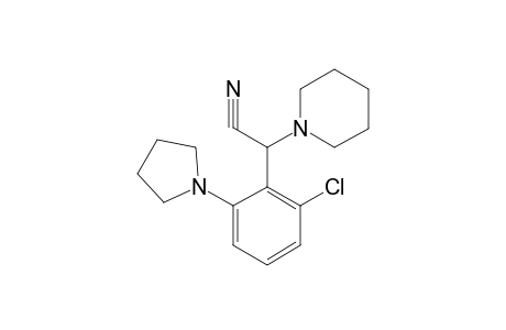 alpha-[2-chloro-6-(1-pyrrolidinyl)phenyl]-1-piperidineacetonitrile