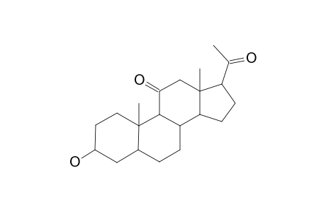 (3-alpha,5-alpha)-3-hydroxypregnane-11,20-dione