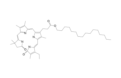 21H-Biline-8-propanoic acid, 3-ethyl-1,17,18,19,22,24-hexahydro-2,7,12,13,17,17-hexamethyl-1,19-dioxo-, hexadecyl ester