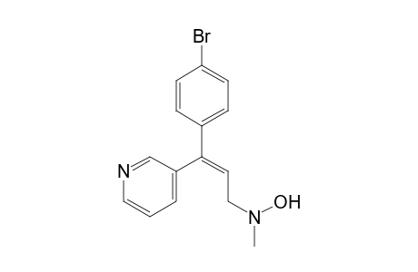 (Z)-3-(p-Bromophenyl)-N-hydroxy-N-methyl-3-(3'-pyridyl)-allylamine