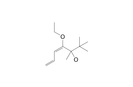 (E)-4-Ethoxy-2,2,3-trimethylhepta-4,6-dien-3-ol