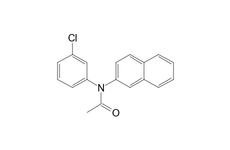 N-(3-Chlorophenyl)-2-naphthylamine, N-acetyl-