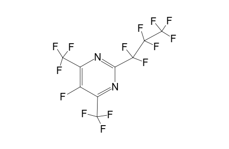 5-Fluoranyl-2-[1,1,2,2,3,3,3-heptakis(fluoranyl)propyl]-4,6-bis(trifluoromethyl)pyrimidine