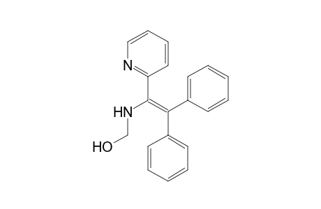 1-Phenyl1-phenylhydroxymethylamino-2-(2-pyridyl)ethene