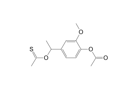 Ethanethioic acid, S-[1-[4-(acetyloxy)-3-methoxyphenyl]ethyl]ester