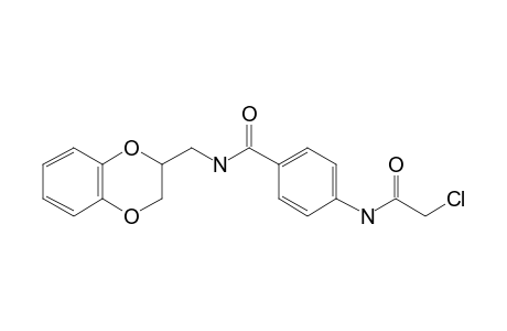 4-(2-Chloroacetamido)-N-((2,3-dihydrobenzo[B][1,4]dioxin-2-yl)methyl)benzamide