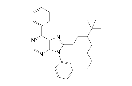 (E)-8-[3-(tert-Butyl)hept-2-en-1-yl]-6,9-diphenyl-9H-purine