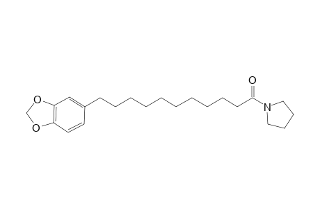 pa-C11:0 [5-(3,4-Methylenedioxyphenyl)undecylpyrrolidinamide]