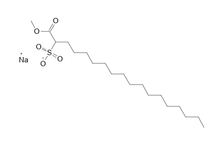 2-sulfooctadecanoic acid, 1-methyl ester, sodium salt