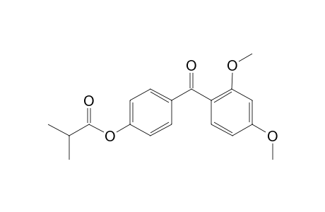 2,4-Dimethoxy-4'-hydroxybenzophenone, 2-methylpropionate