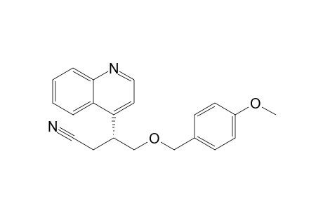 (R)-4-[(4-Methoxybenzyl)oxy]-3-(quinolin-4-yl)butanenitrile