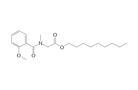 Sarcosine, N-(2-methoxybenzoyl)-, nonyl ester