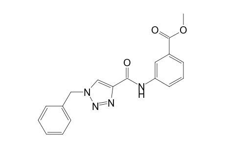 Methyl 3-(1-benzyl-1H-1,2,3-triazole-4-carboxamido)benzoate