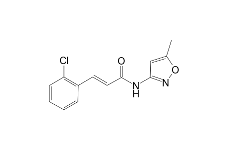 (2E)-3-(2-chlorophenyl)-N-(5-methyl-3-isoxazolyl)-2-propenamide