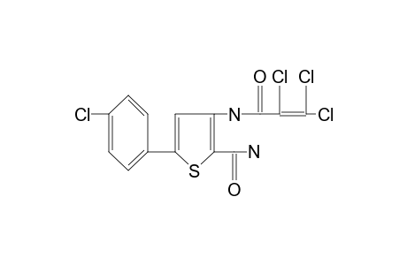 5-(p-chlorophenyl)-3-(2,3,3-trichloroacrylamido)-2-thiophenecarboxamide