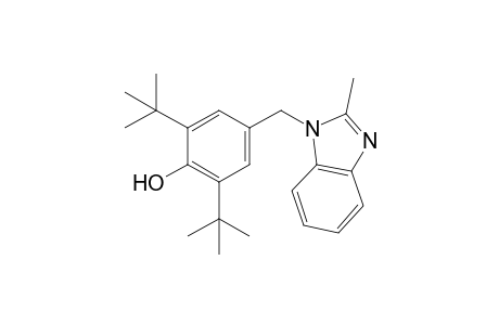 2,6-DI-tert-BUTYL-alpha-(2-METHYL-1-BENZIMIDAZOLYL)-p-CRESOL