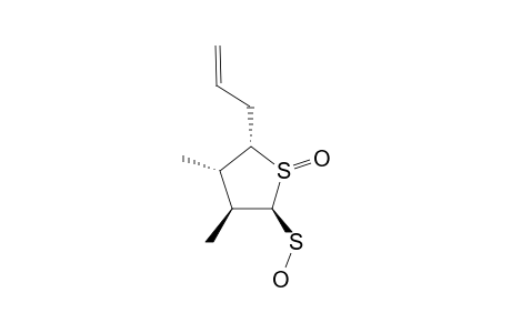 GARLICNIN-B2;(2-BETA,3-BETA,4-ALPHA,5-ALPHA)-2-SULFENIC-ACID-5-ALLYL-3,4-DIMETHYL-TETRAHYDROTHIOPHENE-S-OXIDE