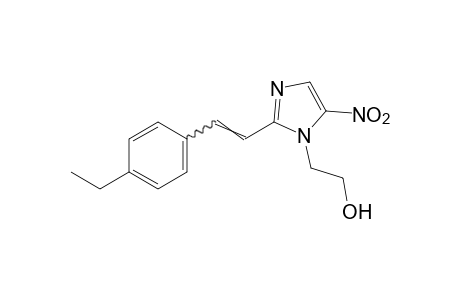 2-(p-Ethylstyryl)-5-nitroimidazole-1-ethanol
