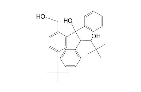 5-Tert-butyl-alpha-[alpha-(2,2-dimethyl-1-hydroxypropyl)benzyl]o-xylene-alpha-phenyl-o-xylene-alpha,alpha'-diol