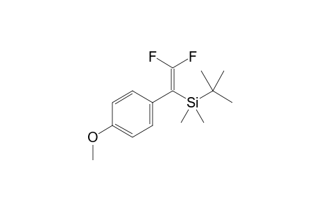 t-Butyldimethylsilyl-2,2-difluoro-1-(4-methoxyphenyl)ethene