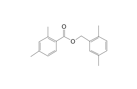 Benzoic acid, 2,4-dimethyl-, (2,5-dimethylphenyl)methyl ester