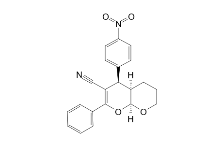 (4R*,4A-R*,8A-S*)-(+/-)-2-PHENYL-4-(4-NITROPHENYL)-1,4,4A,5,6,7,8,8A-OCTAHYDRO-1,8-DIOXA-NAPHTHO-3-CARBONI