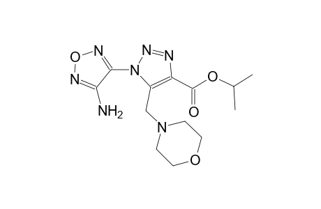 isopropyl 1-(4-amino-1,2,5-oxadiazol-3-yl)-5-(4-morpholinylmethyl)-1H-1,2,3-triazole-4-carboxylate