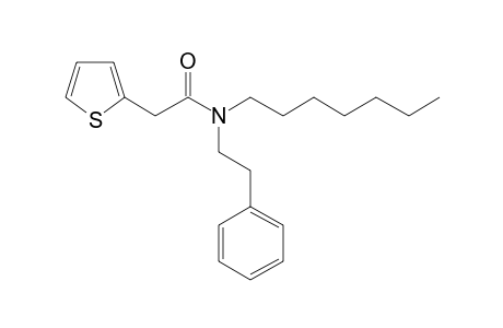 Thiophene-2-acetamide, N-(2-phenylethyl)-N-heptyl-