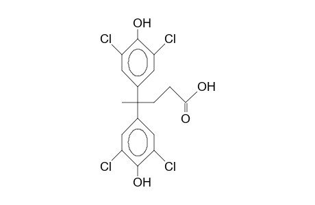 4,4-BIS(3,5-DICHLORO-4-HYDROXYPHENYL)VALERIC ACID