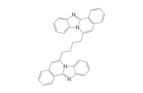 6-[4-(6-benzimidazolo[2,1-a]isoquinolinyl)butyl]benzimidazolo[2,1-a]isoquinoline