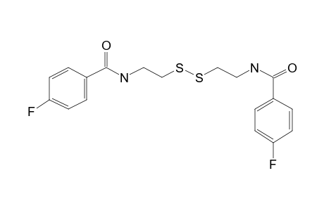 2,2'-Dithioxydi(ethanamine), N,N'-bis(4-fluorobenzoyl)-