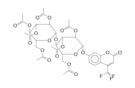 4-TRIFLUOROMETHYLUMBELLIFERYL HEPTA-O-ACETYL-BETA-D-CELLOBIOSIDE