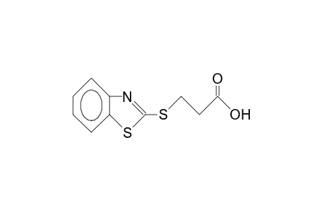 3-[(2-benzothiazolyl)thio]propionic acid