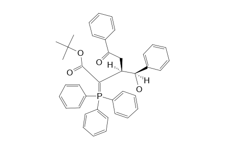 TERT.-BUTYL-3-[HYDROXY-(PHENYL)-METHYL]-5-OXO-5-PHENYL-2-(1,1,1-TRIPHENYL-LAMBDA-(5)-PHOSPHANYLIDENE)-ACETATE