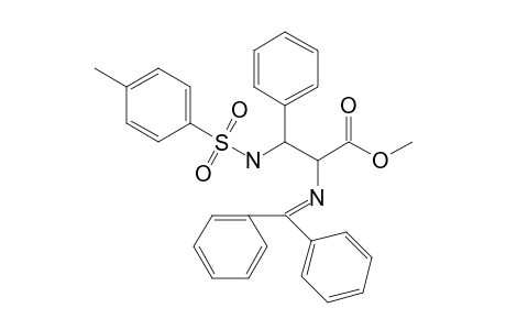 Anti and syn-methyl 2-[(diphenylmethylene)amino]-3-(4-methylphenylsulfonamide)-3-phenylpropanoate