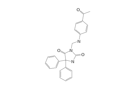 3-[(p-acetylanilino)methyl]-5,5-diphenylhydantoin