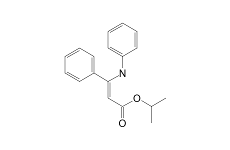 Isopropyl (Z)-3-anilino-3-phenyl-2-propenoate