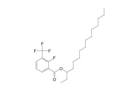 2-Fluoro-3-trifluoromethylbenzoic acid, 3-pentadecyl ester